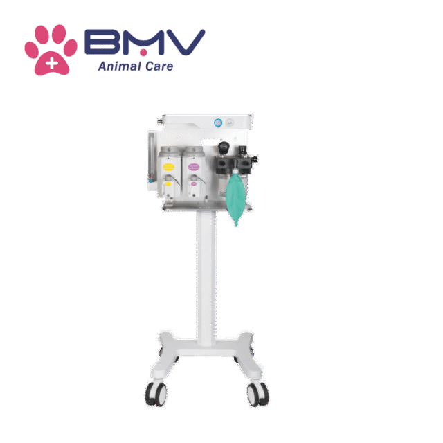 BAM-7 Pro Vet Dual-Tank Veterinary Anesthesia Machine System