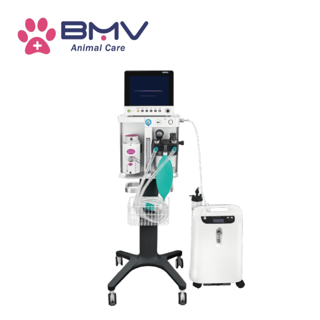 BAM-7 Pro Vet Single-Tank Veterinary Anesthesia Machine System