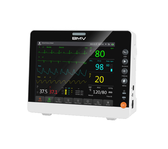 VueSign™ BMO100(6)8" Multi- parameter Compact ECG Bedside Patient Monitor